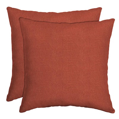 Orange Outdoor Pillows Patio Furniture The Home Depot