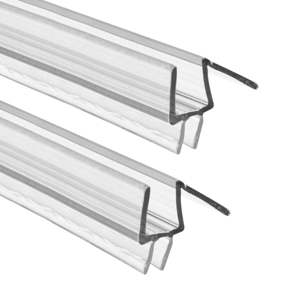 2/5 in. x 36 in. Clear Glass Shower Door Bottom Seal Stop Shower Leaks, 2 Pack price history on PriceWatchPro