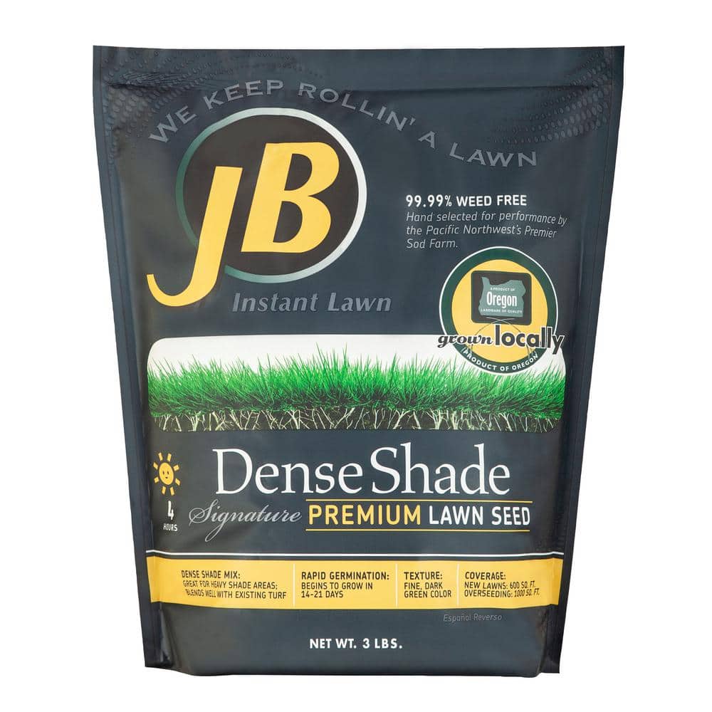 JB 3 lbs. Dense Shade Grass Seed Dense3 - The Home Depot