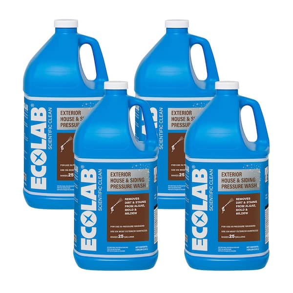 ECOLAB 1 Gal. Exterior House and Siding Pressure Wash Concentrate
