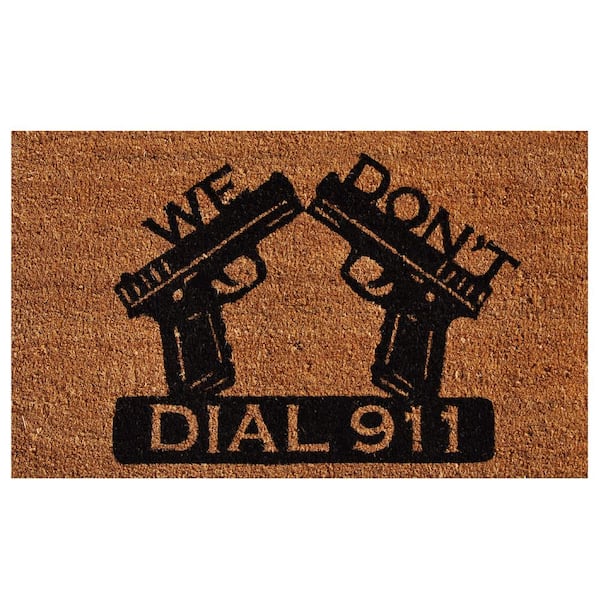 Calloway Mills Dial 911 Door Mat 17 in. x 29 in.