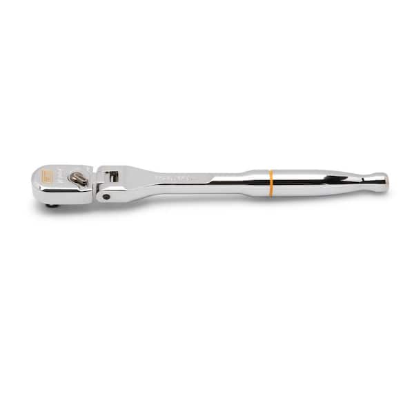 GEARWRENCH 1/4 in. Drive 120XP Full Polish Chrome Flex Head Teardrop Ratchet