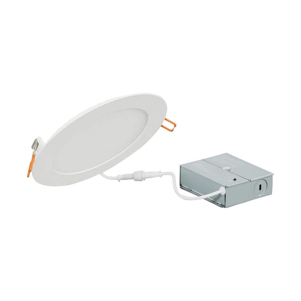 White LED 6" Slim Microdisk Recessed Downlight 4-Pack