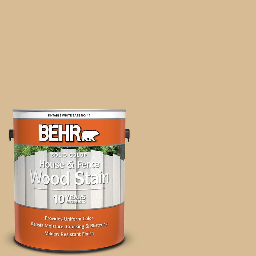 1 gal. #330F-4 Pebble Path Solid Color House and Fence Exterior Wood Stain