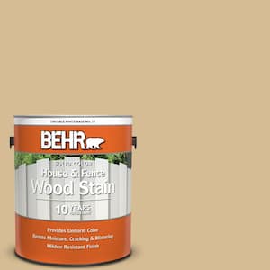 1 gal. #330F-4 Pebble Path Solid Color House and Fence Exterior Wood Stain