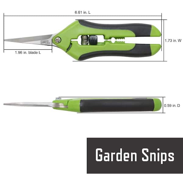 Shear Perfection Gold Garden Snips – .75 in Blades (12/Cs) – East