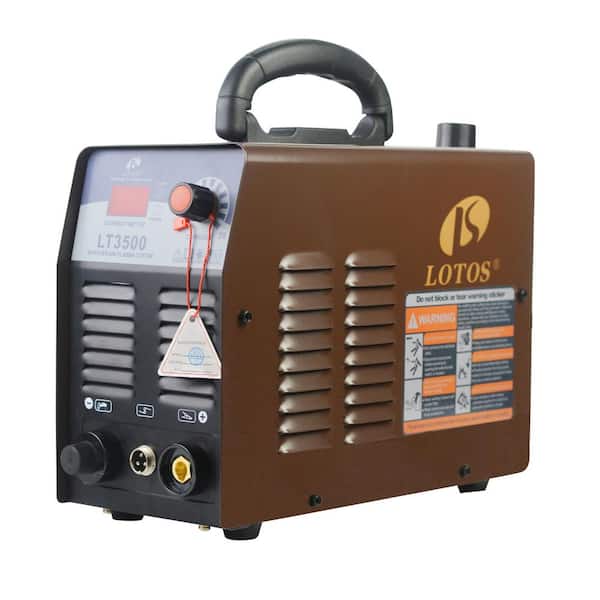Lotos 35 Amp Compact Inverter Plasma Cutter for Metal, 110V/120V Standard Wall Plug, 2/5 inch Clean Cut