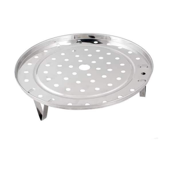 Stainless Steel Steaming Rack Stand Heat Evenly Nonstick Easy Clean Rust Resistant for Pressure Cookers 1-Piece