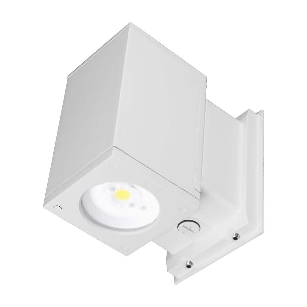 Dorado 125-Watt Equivalent Square Integrated LED White Outdo or Cylinder Wall Pack Light, 3000K price history on PriceWatchPro