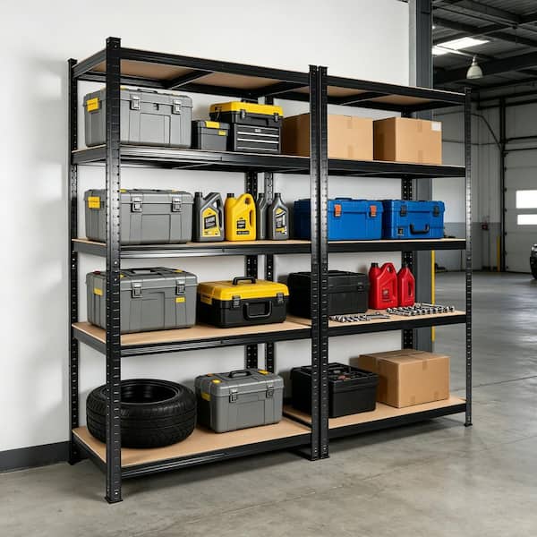 Siavonce 5-Shelf Heavy Duty Garage Storage Shelves Pantry
