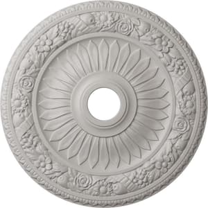 1-1/8 in. x 23-5/8 in. x 23-5/8 in. Polyurethane Bellona Ceiling Medallion, Ultra Pure White