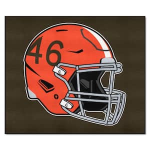 Cleveland Browns Brown 5 ft. x 6 ft. Tailgater Area Rug