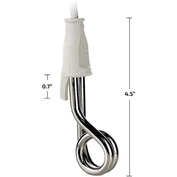 OVENTE Portable Immersion Heater 5 in. x 1 in. Stainless Steel Heat Venting  Element for Heating up Hot Water and Liquids CH3011 - The Home Depot