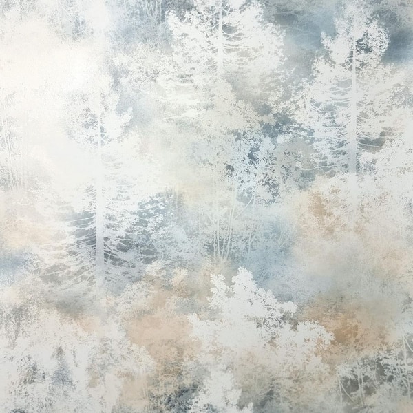 Willem Blue Tree Wallpaper