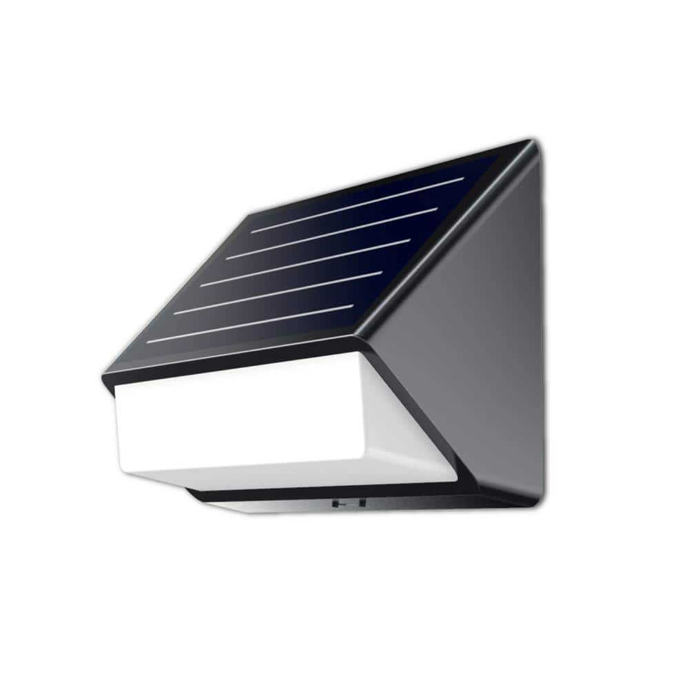 PROBRITE 200-Watt Equivalent Integrated LED Black Outdoor Motion ...