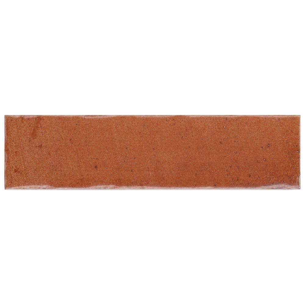 Sienna Terracotta Canyon 2.55 in. x 0.43 in. Matte Porcelain Floor and Wall Tile Sample price history on PriceWatchPro