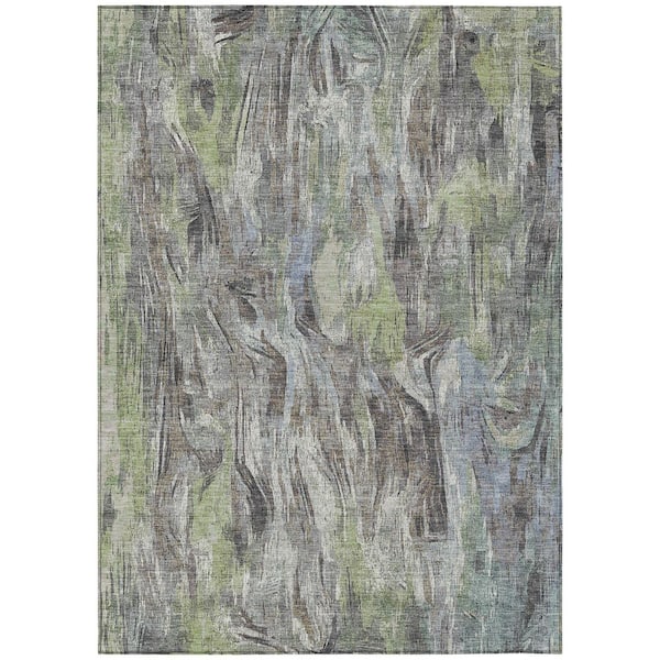 Addison Rugs Chantille Machine Washable Indoor/Outdoor Abstract ACN2269 Fern 5 ft. x 7 ft. 6 in. Area Rug