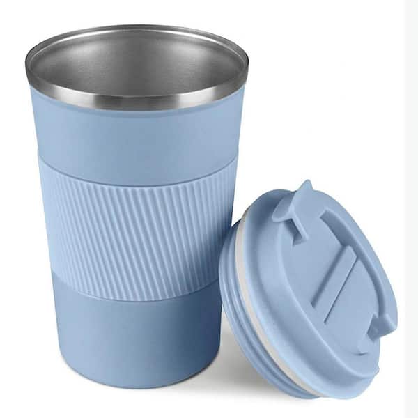17 oz Black Stainless Steel Insulated Travel Coffee Mug, Leakproof Reusable  Thermal Tumbler with Lid, 1 Piece 29ESA05640 - The Home Depot