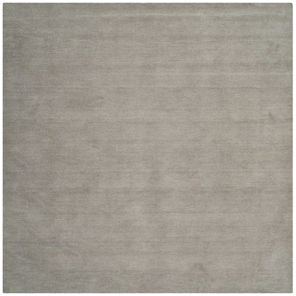SAFAVIEH Himalaya Gray 10 ft. x 10 ft. Gradient Solid Color Square Area Rug