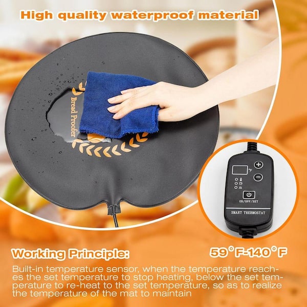 JFVKAF Bread Proofing Mat Adjustable Temperature Sourdough Heating