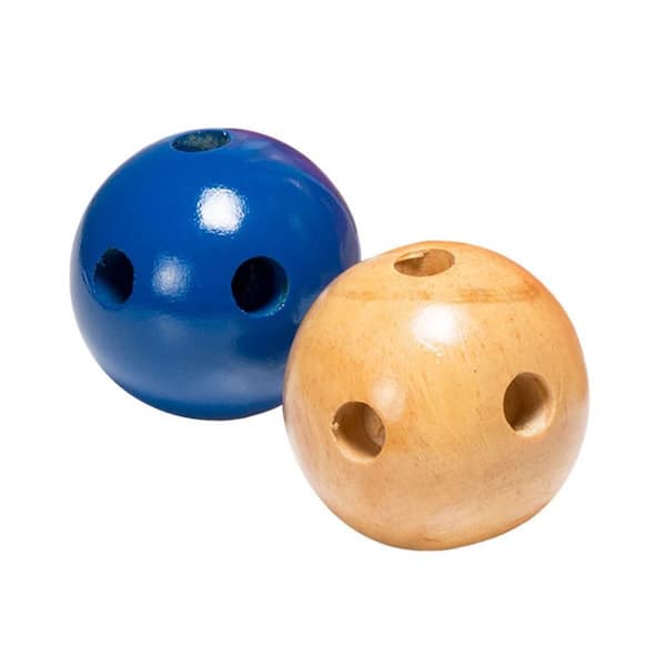 Trademark 11 in. Wooden Lawn Bowling Set 80-LB11 - The Home Depot