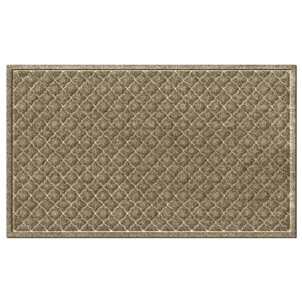 Waterhog Cordova 45 in. x 70 in. PET Polyester Indoor Outdoor Mat Camel