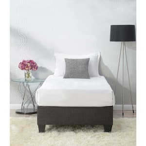 Abby Charcoal Twin Platform Bed
