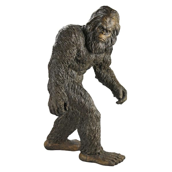 Design Toscano Bigfoot The Garden Yeti Statue, Brown, Large