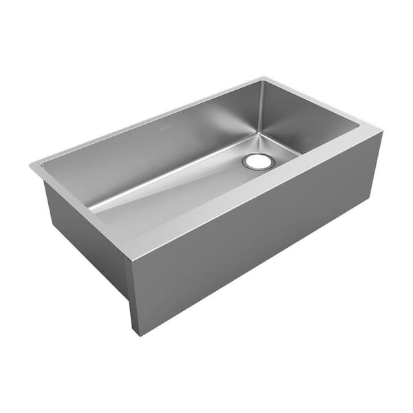 Elkay Crosstown 16-Gauge Stainless Steel 35-7/8 in. Single Bowl