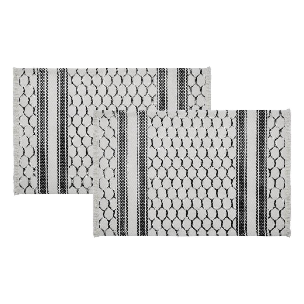 VHC BRANDS Down Home 19 in. W x 13 in. H White Cotton Chicken Wire