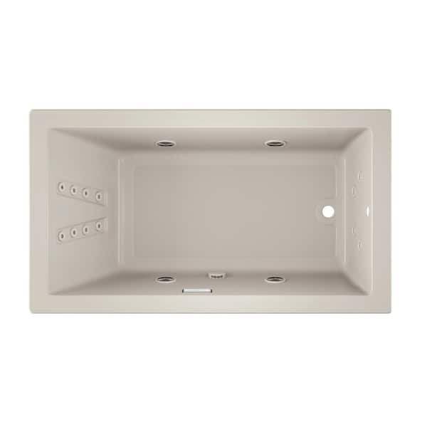 JACUZZI Solna 66 In. X 36 In. Rectangular Whirlpool Bathtub With Right ...