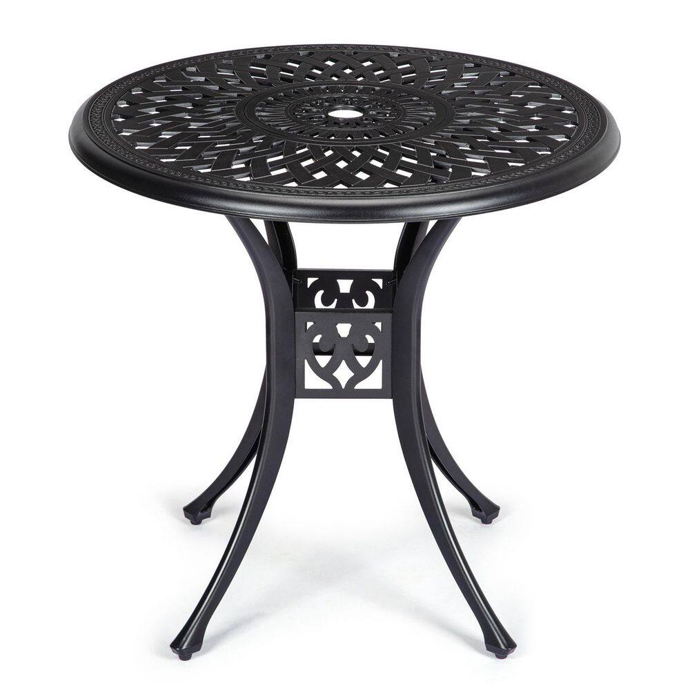 Cast Aluminum Outdoor Side Table, Outdoor Coffee Table, Small Outdoor Table