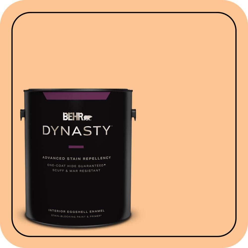 1 gal. #P220-4 Dainty Apricot Eggshell Enamel Interior Stain-Blocking Paint & Primer price history on PriceWatchPro