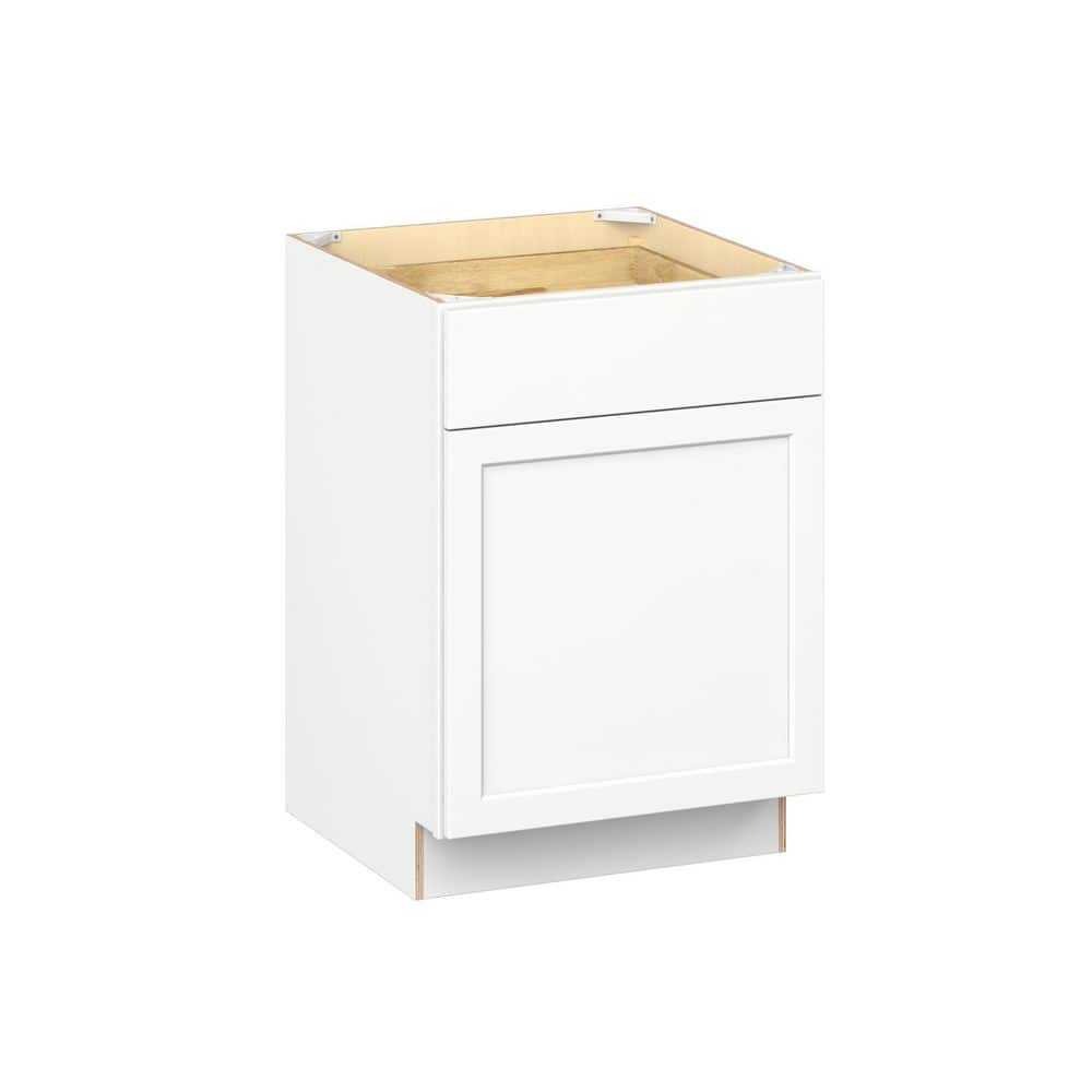 Emerson Pure White Base 1 drawer with Right door Ready to Assemble Kitchen Cabinet (24 in. W x 34.5 in. H x 24 in. D) price history on PriceWatchPro
