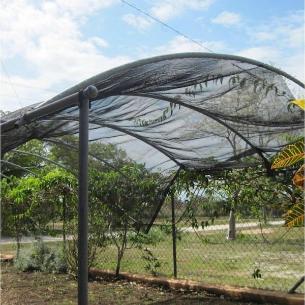 Shatex 10 ft. x 50 ft. 40% Sunblock Shade Cloth Cover with Clips
