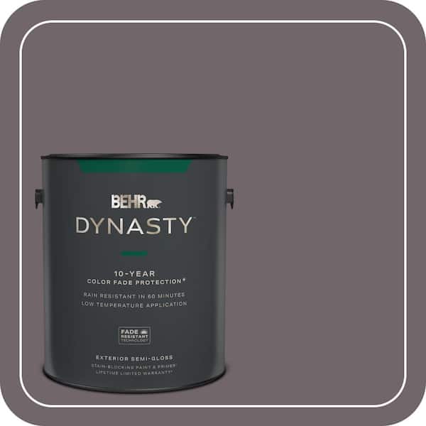 BEHR DYNASTY 1 gal. #N570-5 Curtain Call Semi-Gloss Exterior Stain-Blocking Paint & Primer