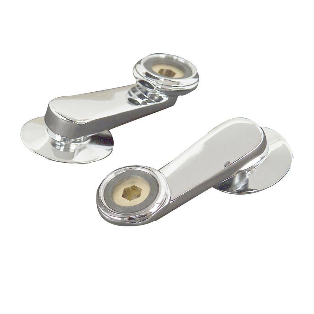 Modern Polished Nickel Wall-Mounted Faucet with Handshower