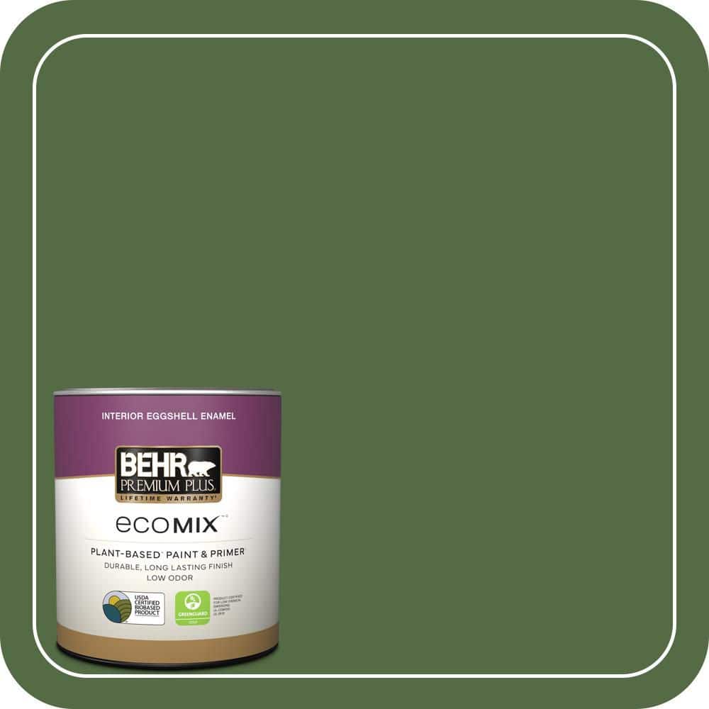 1 qt. #430D-7 Pacific Pine Eggshell Enamel EcoMix Plant-Based Interior Paint & Primer price history on PriceWatchPro
