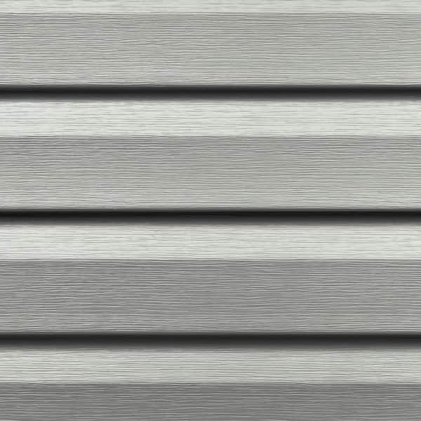 "Progressions Double 4-1/2"" Dutch Lap 0.042"" Vinyl Siding 12'1""-Woodgrain Stone Gray PGD45 NS"