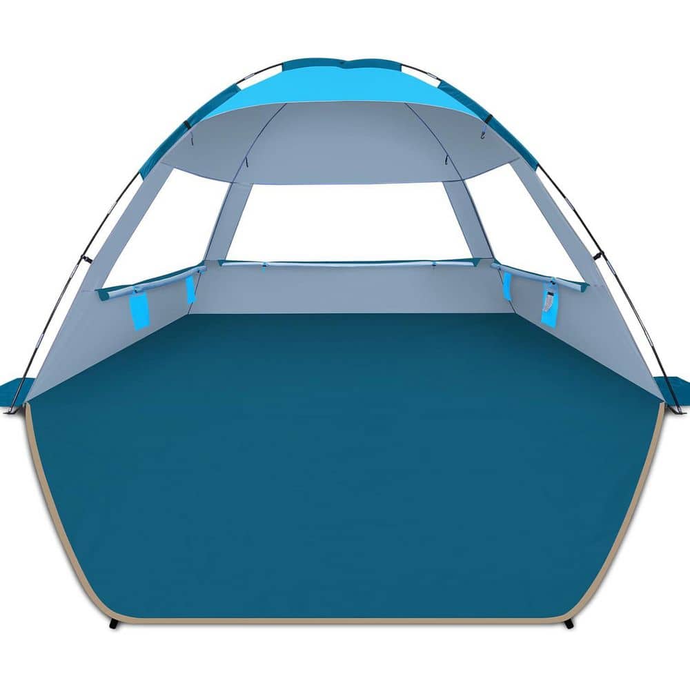 10 ft. x 10 ft. Silver Beach Tent with UPF 50 plus Sun Protection Lightweight Easy to Set Up price history on PriceWatchPro