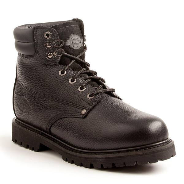 Dickies Men's Raider 6'' Work Boots - Steel Toe - Black Size 14(M)