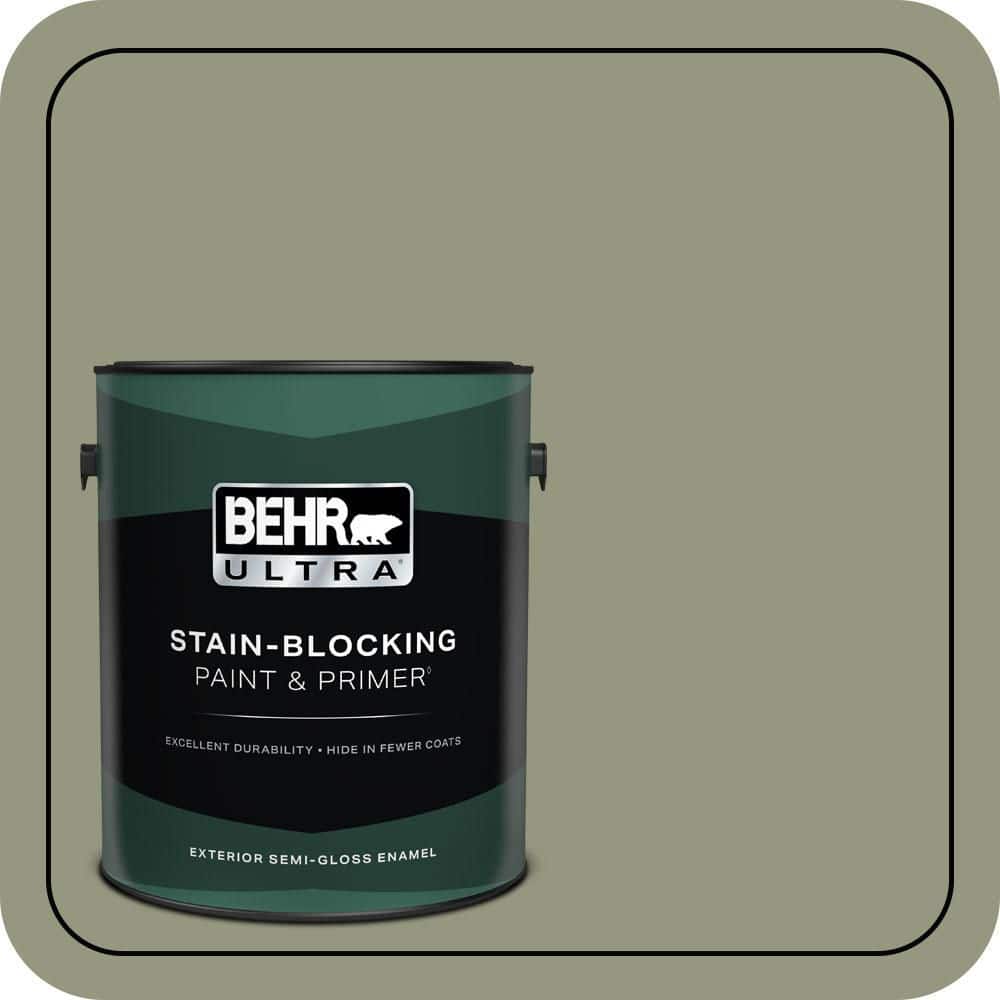 1 gal. #S380-5 Milkweed Pod Semi-Gloss Enamel Exterior Paint & Primer price history on PriceWatchPro
