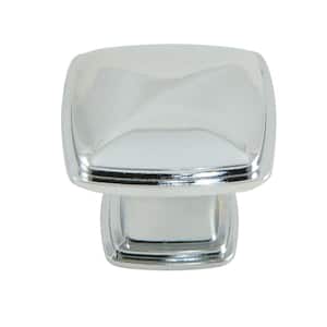 Providence 1-1/4 in. Polished Chrome Square Cabinet Knob (25-Pack)