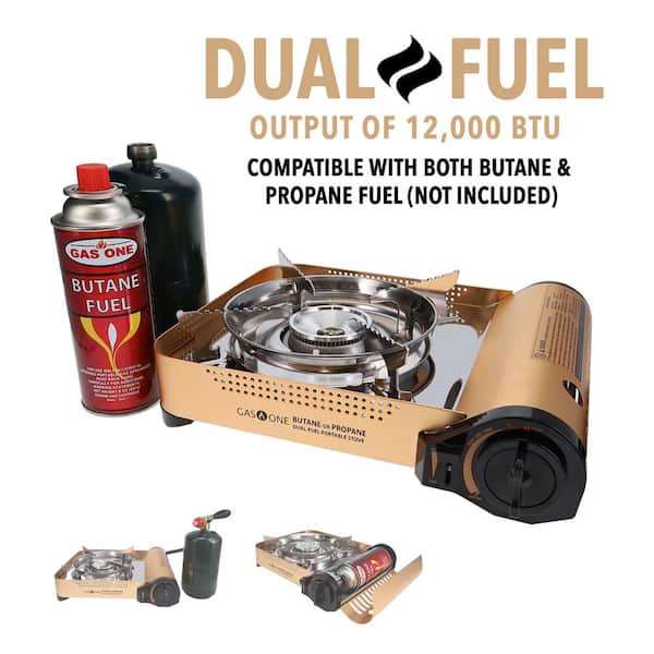 GAS One Gs-3900p Dual Fuel Propane or Butane Portable Stove with