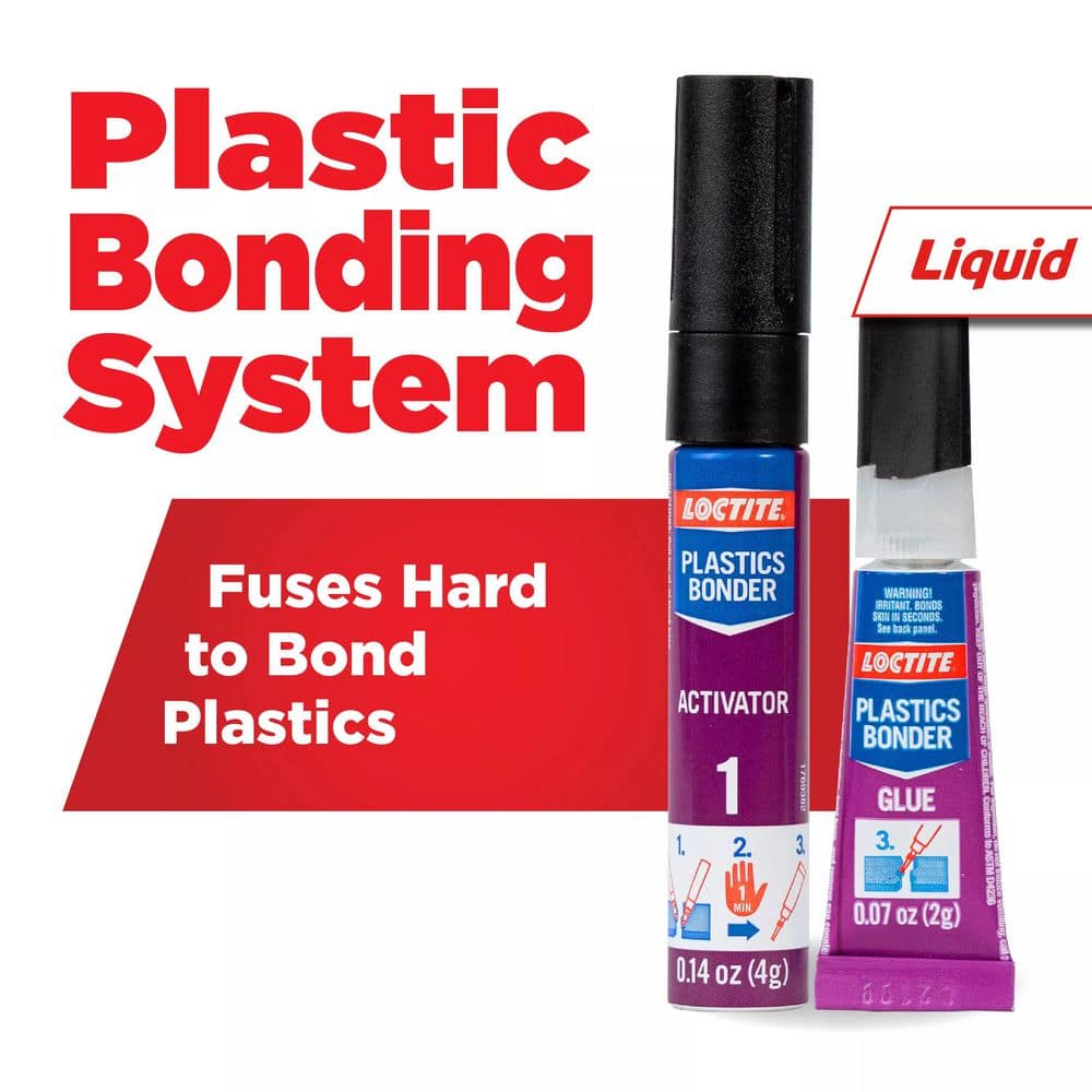 Reviews for Loctite Super Glue 0.21 oz Plastic 2 Part Bonding All
