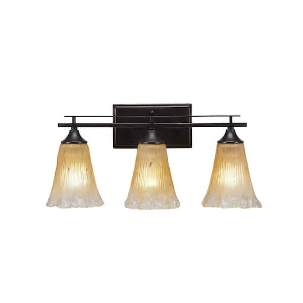 Unbranded Ontario 20.5 in. 3-Light Dark Granite Vanity Light