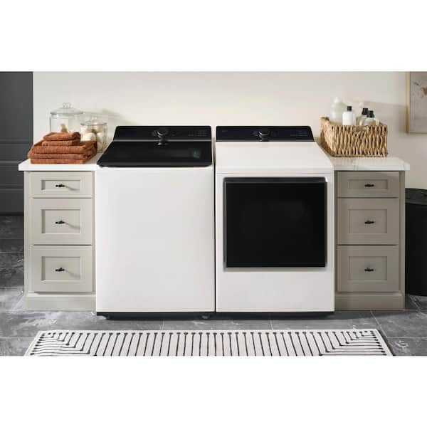 LG 5.3 cu. ft. SMART Top Load Washer in Alpine White with Agitator, Easy  Unload and TurboWash3D Technology WT8405CW - The Home Depot