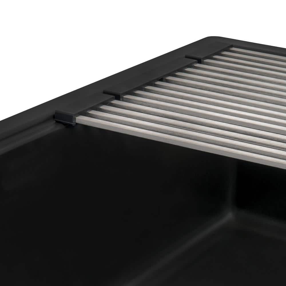 Espresso Granite Composite Drop-in Workstation Kitchen Sink
