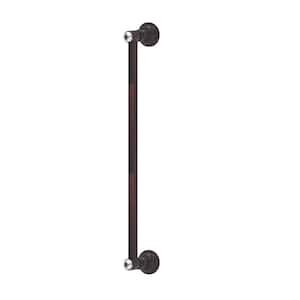 Carolina Crystal Collection 18 in. Refrigerator Pull in Venetian Bronze