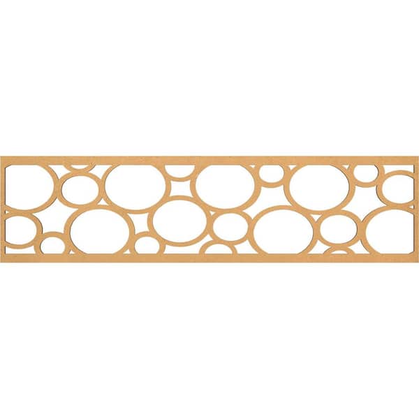 Ekena Millwork Hemingway Fretwork 0.25 in. D x 47 in. W x 12 in. L MDF Wood Panel Moulding